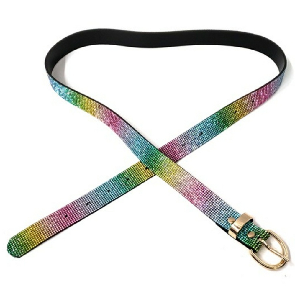 Pastel rainbow belt